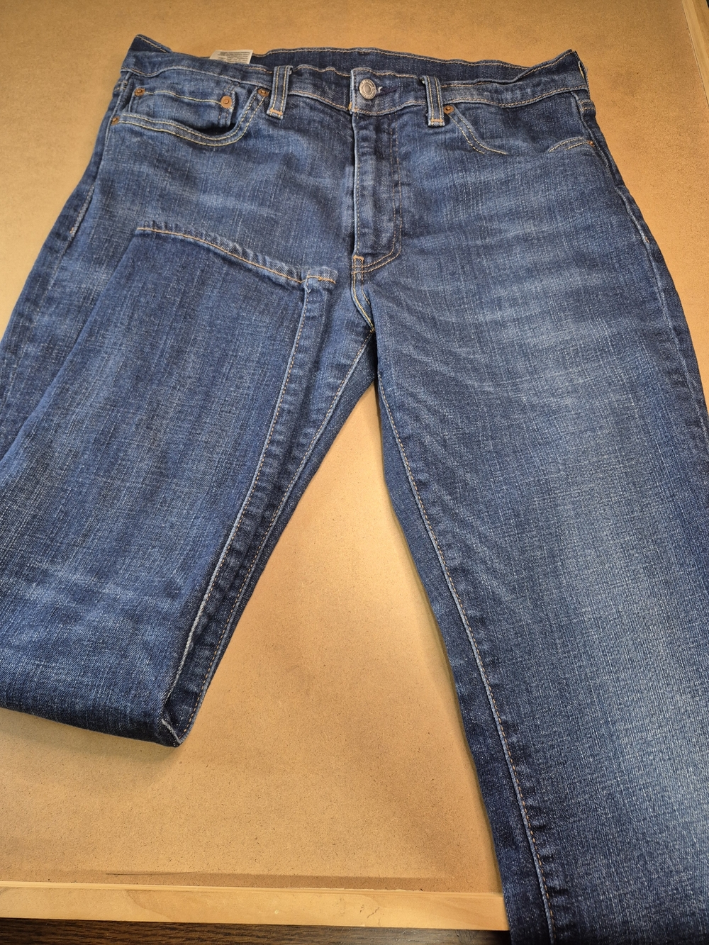 Levi's Men's 36x30 Dark Blue Denim Jeans 3489/273